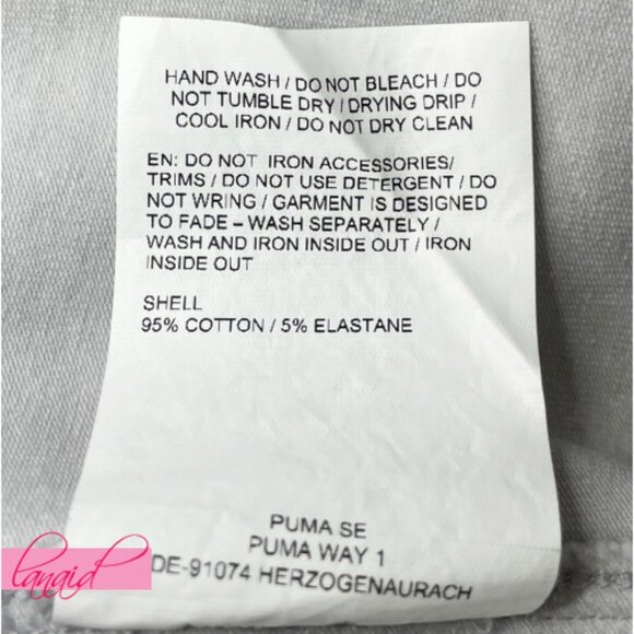 Puma Studio Wash Tee Harbor Mist Garment-Dyed Exercise Short Sleeve T-Shirt XXL - Picture 15 of 16